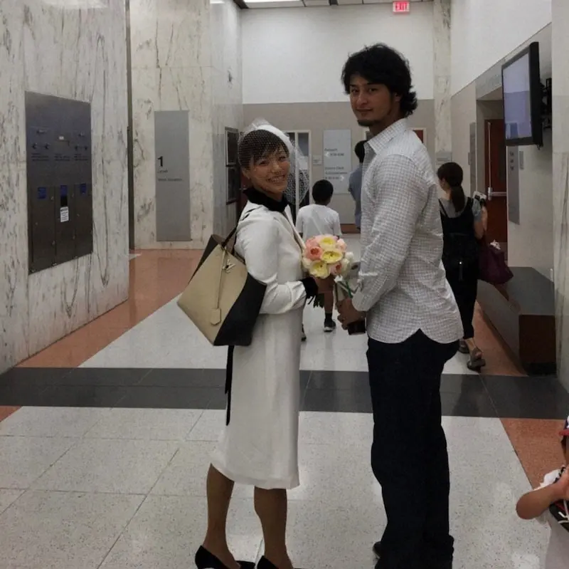 【画像・写真】ダルビッシュ妻・聖子さん　結婚記念日にラブラブショットを公開　ファンも祝福