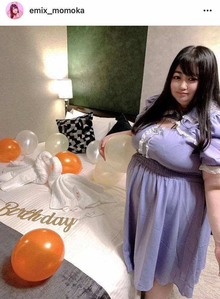 【画像・写真】“デブ界の橋本環奈”えみっくす、誕生日を報告　23歳設定も「いよいよ本気で若くない年齢に」