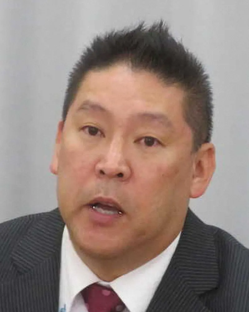 N党・立花孝志党首　ゆたぼん擁護「お金を出していない人が、とやかくいうのは筋違い」