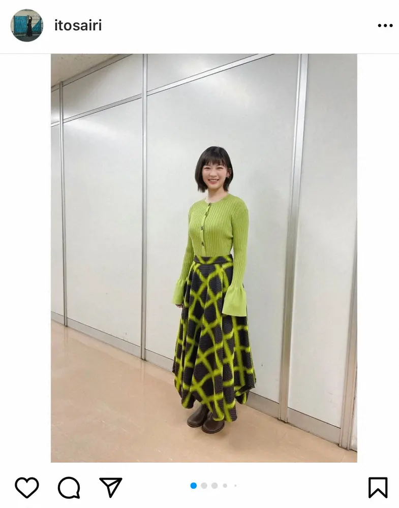 伊藤沙莉　インスタで“ファッションショー”10種の衣装披露ぶ「かわいいをいっぱいありがとう」の声