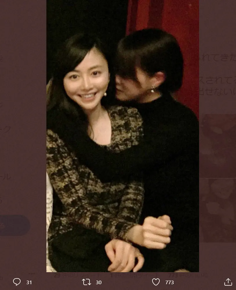 【画像・写真】杉原杏璃　岸明日香とのキス写真投稿　プライベートの一幕に「ほんまに仲良しやな」の声