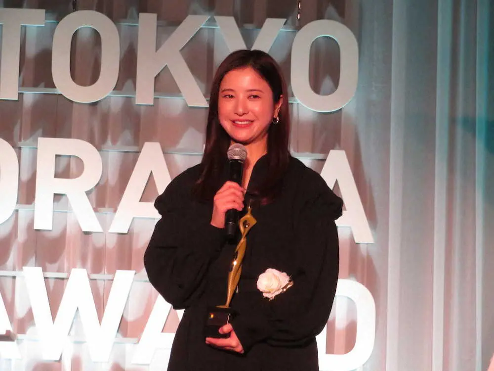 東京ドラマアウォード2022で主演女優賞を獲得した吉高由里子