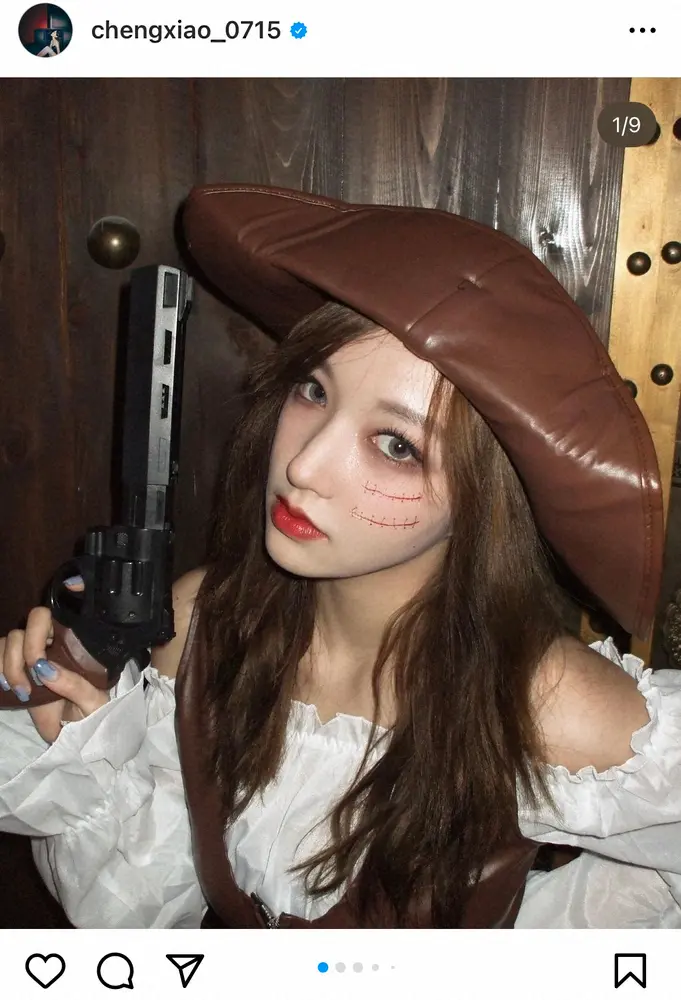韓国アイドル「宇宙少女」ソンソ　ハロウィーン仮装の投稿で賛否…雑踏事故に「配慮がない」の声も