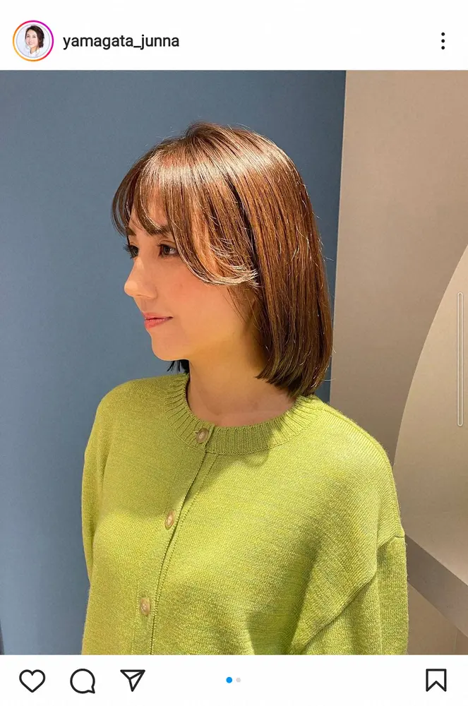 【画像・写真】TBS山形純菜アナ　ヘアドネーションでロングヘアをバッサリ！「立派です」「かわいくなった」の声