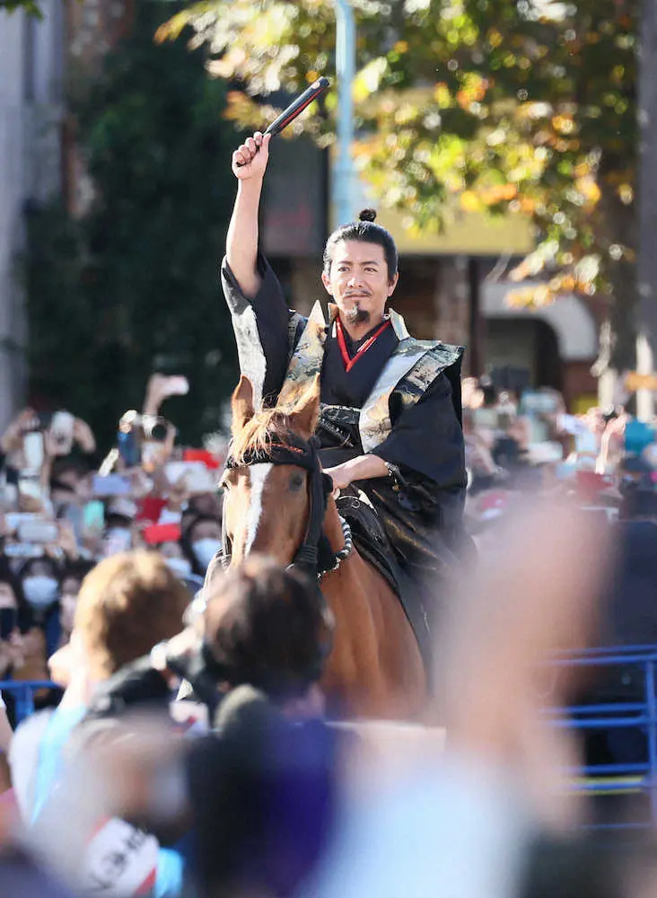 【画像・写真】木村拓哉　「ぎふ信長まつり」の成功に感謝　映画スタッフ再集結で信長に「感謝しかありません」