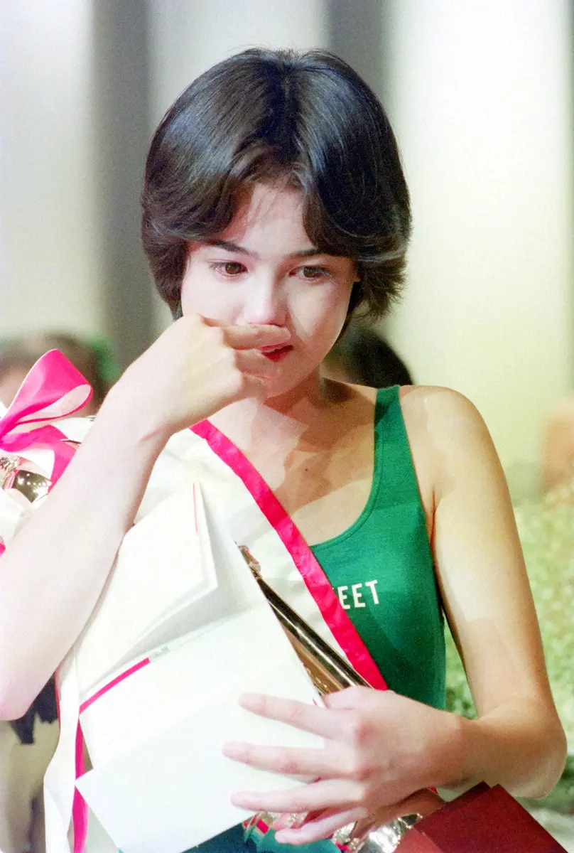 1990年、全日本国民的美少女コンテストでグランプリを獲得した小田茜