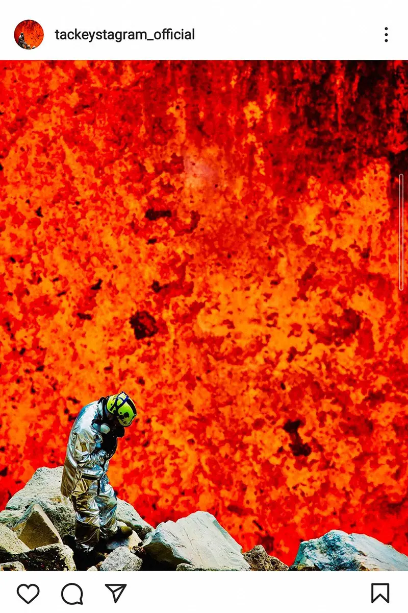 滝沢秀明氏　前日開設したインスタに火山の写真次々投稿「皆んなついてこーい」　顔出し貴重ショットも