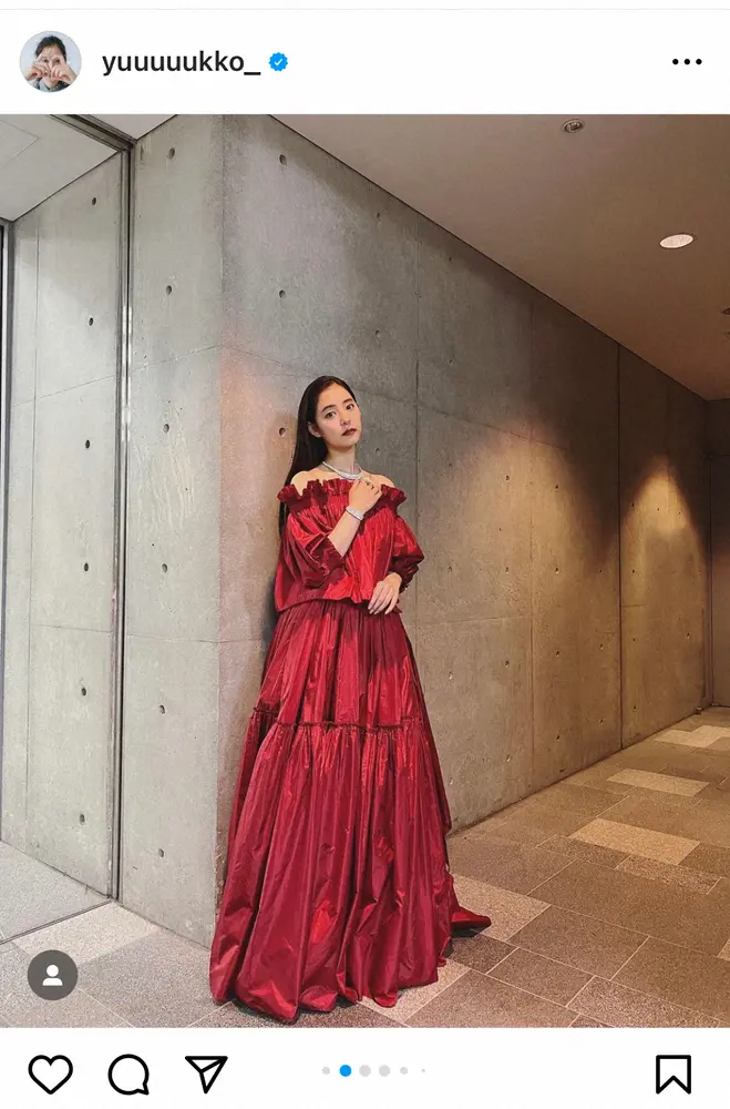 新木優子　デコルテあらわなドレス姿披露「美しくて眩しい」「お姫さまみたい」「別格に奇麗」
