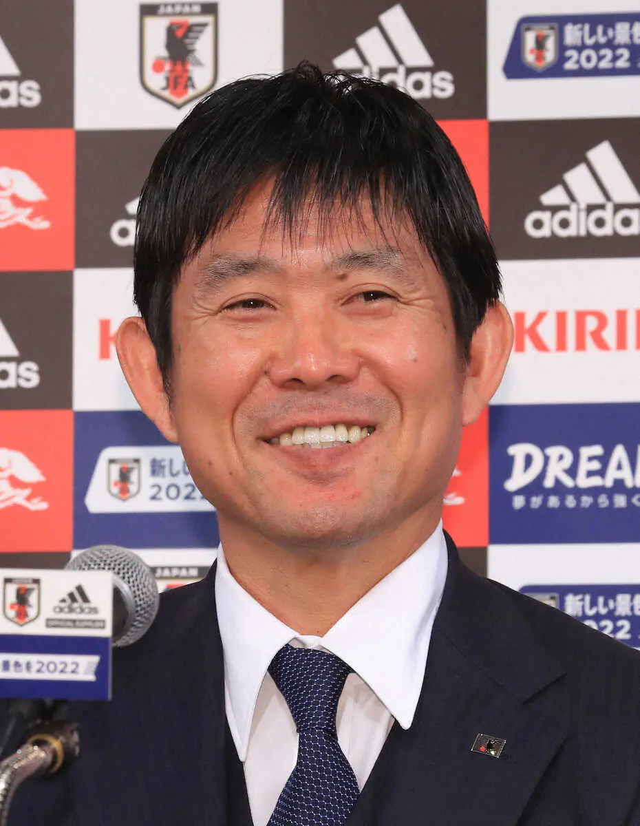 森保監督「全国の皆さまが元気になるきっかけに　はうれしい」日本サッカー協会理事会であいさつ