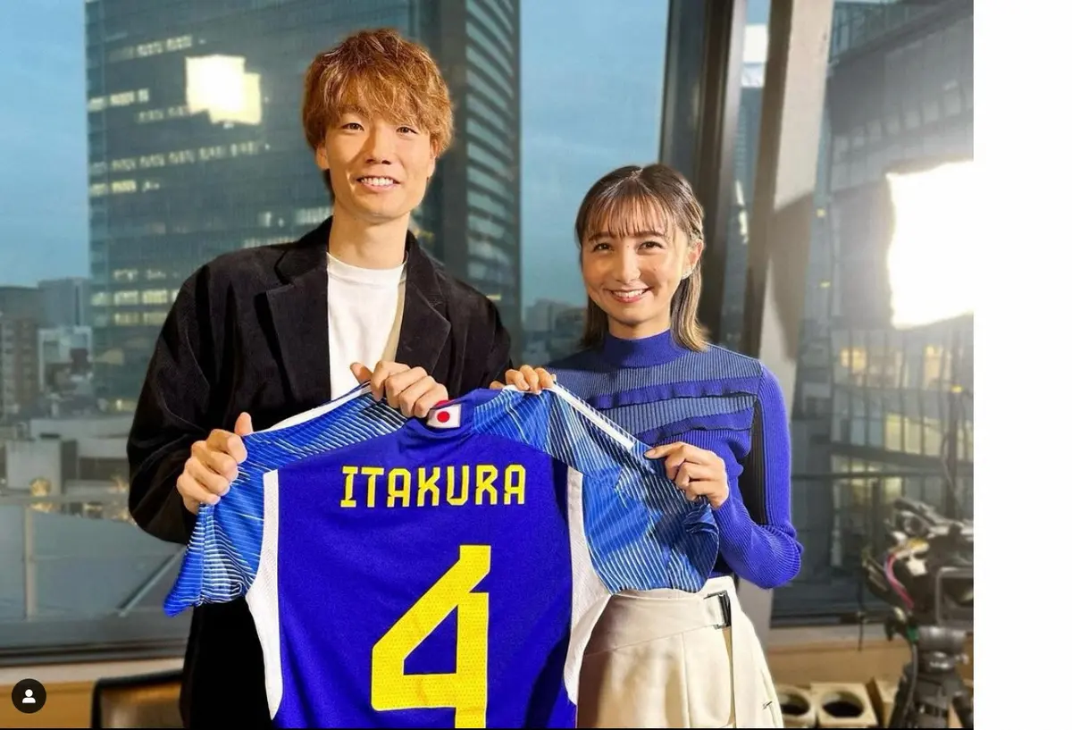 TBS近藤夏子アナ　あのサッカー日本代表DFと2ショット公開に「結婚報告かと思った」「お似合い」