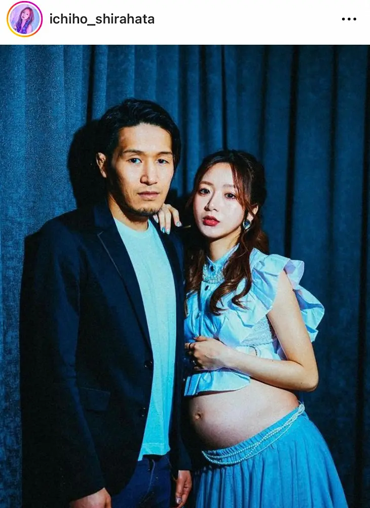 【画像・写真】元ゴキ帝アイドル、ふっくらお腹を公開　格闘家とのラブラブ2ショットで結婚報告