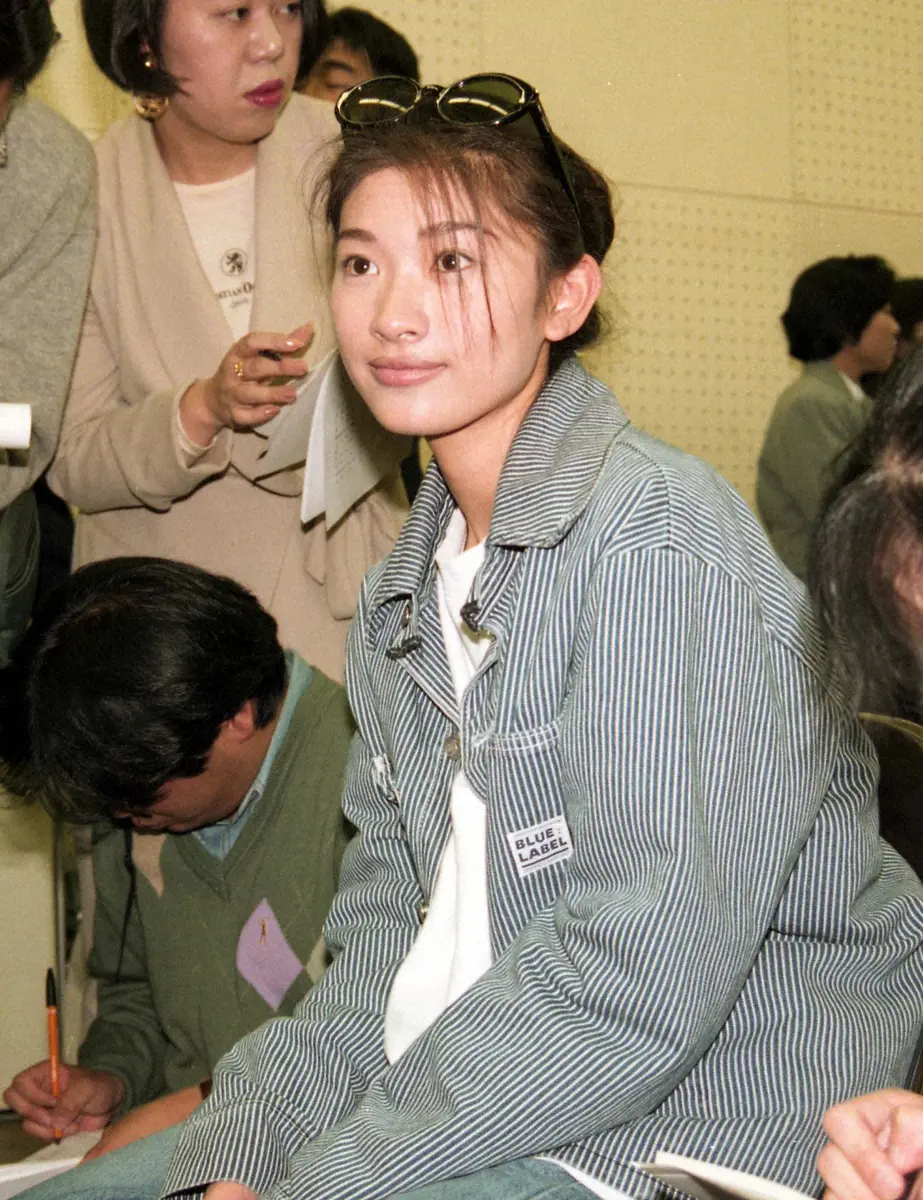 1994年の紅白歌合戦に初出場が決定した際の篠原涼子