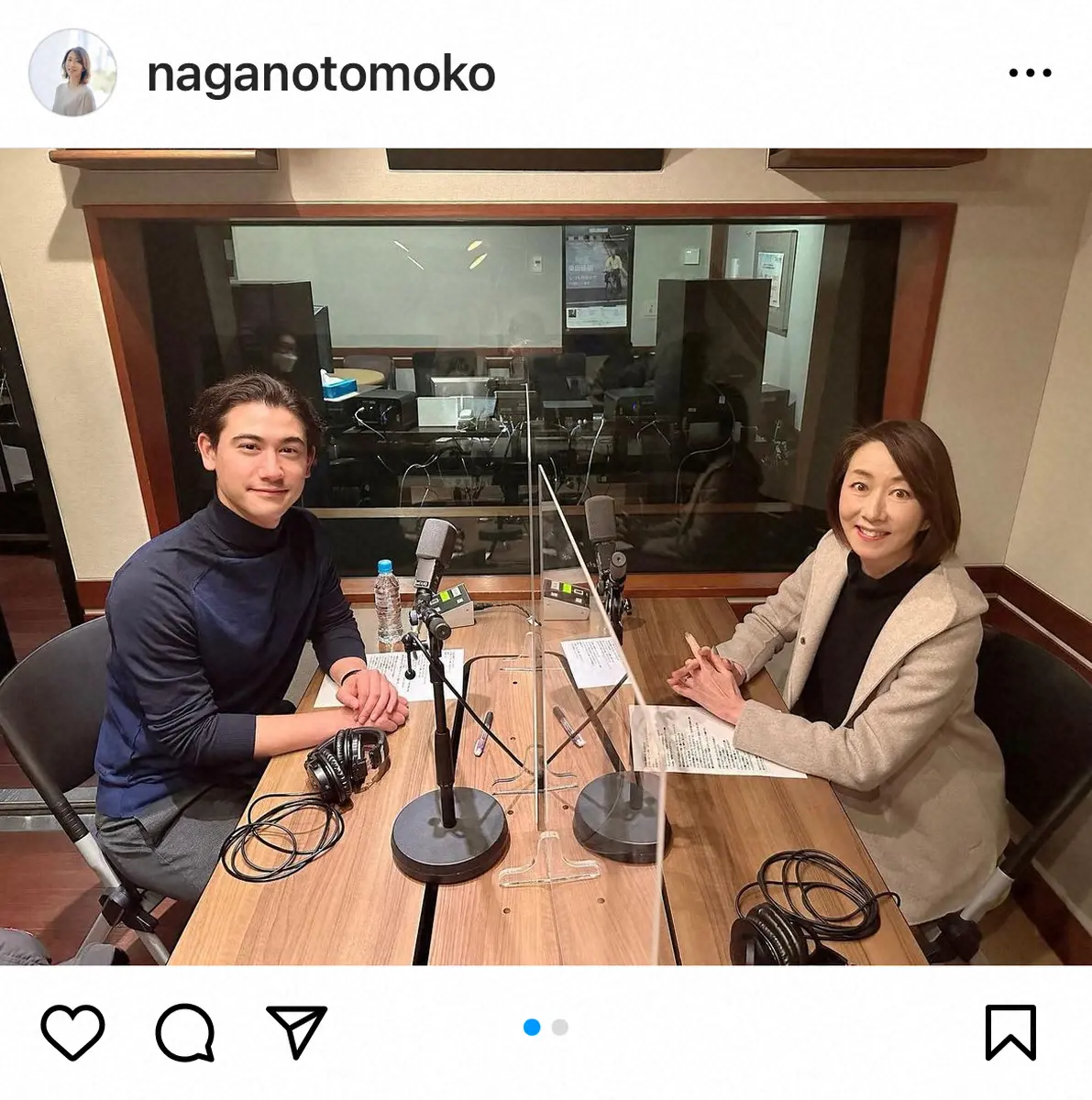長野智子アナ　昨年末で元TBS退社の国山ハセン氏とのラジオ共演報告「全部正直に話してます」