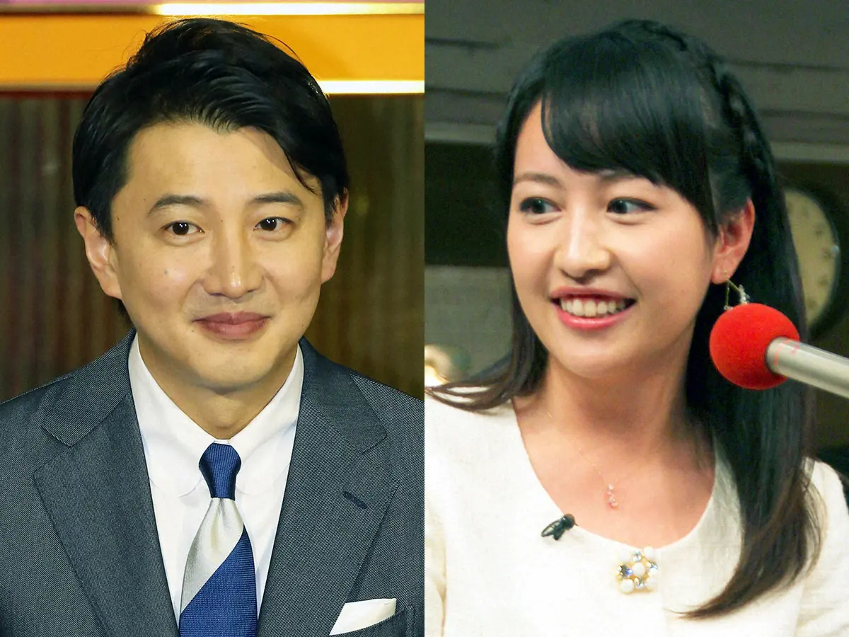 NHKの青井実アナウンサー（左）とテレビ東京・相内優香アナウンサー