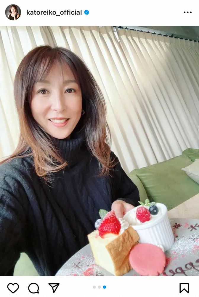 【画像・写真】伝説のグラビアアイドル　54歳最新ショット公開　変わらぬ美貌に「お美しい」「綺麗」の声