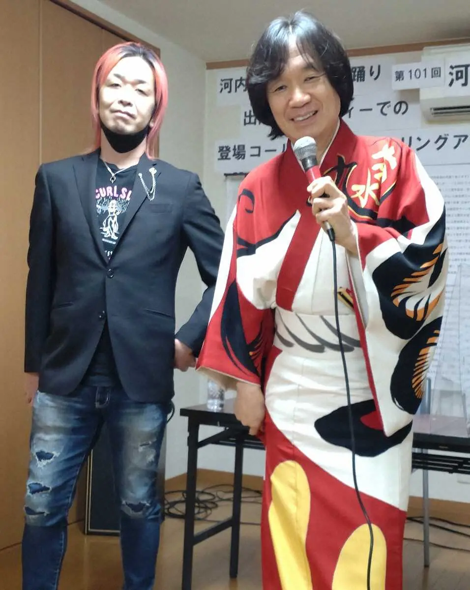 新団体MoveOn　Pro―Wrestlingを立ち上げたNaokiさん（左）と