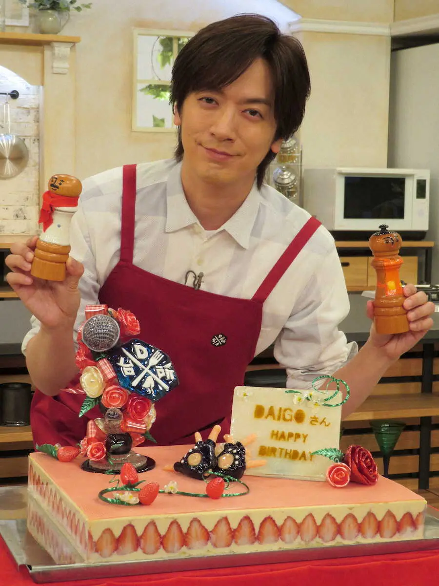 DAIGO　料理番組MC1周年特別企画で「DSK」!?家でも料理し、妻・北川景子に「大評判です」