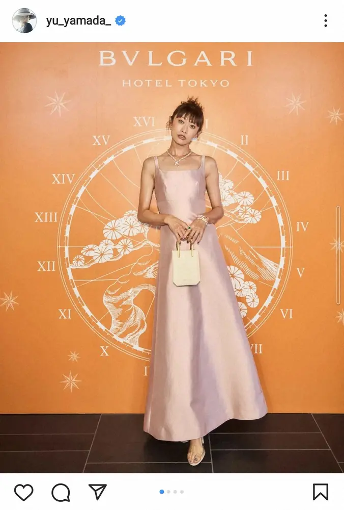 山田優　世界的女優とのドレスアップしての2ショットに「神かよ～」「美しすぎ」「すごすぎる！」の声