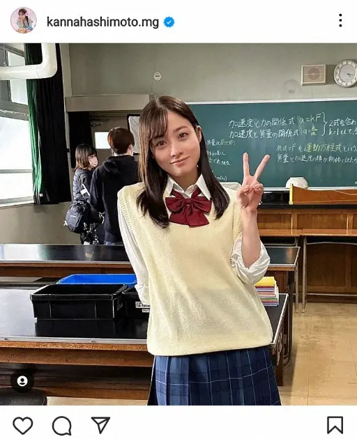 橋本環奈　制服姿公開に「地上に舞い降りた天使」「余裕で学生で見える」「バブみ！尊い！環奈！」