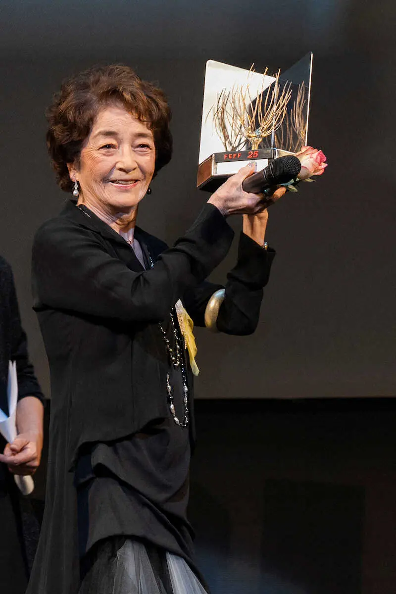 倍賞千恵子「遠くの国の皆さんが見ていてくださって」伊の映画祭で生涯功労賞受賞　日本の女優では初