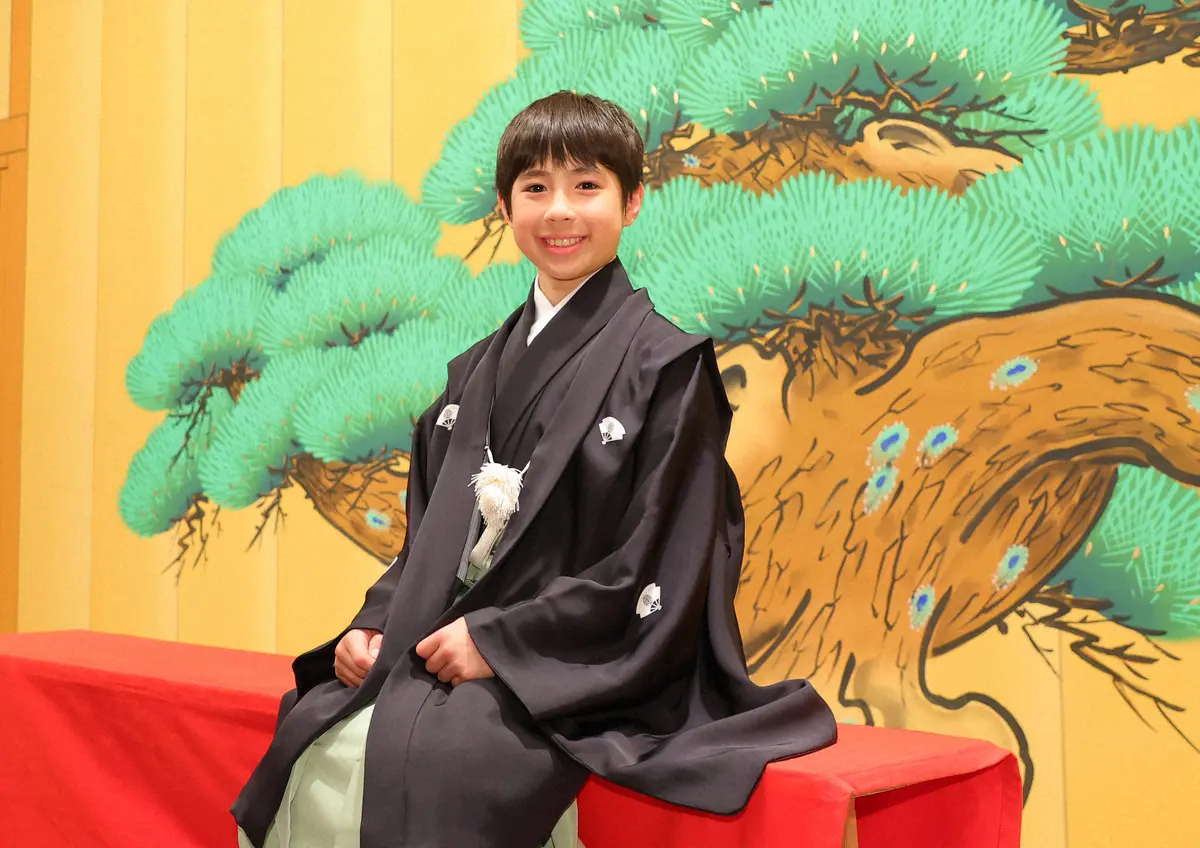 尾上眞秀　歌舞伎界の未来を担う10歳の野望と素顔　「自分が死んでも2代、3代と続いて」