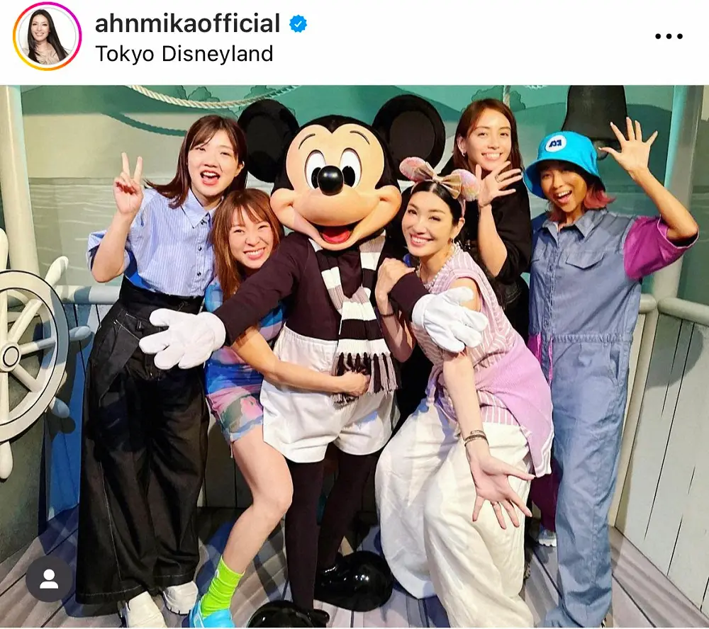 【画像・写真】アンミカ、51歳初のTDL　変装なし豪華メンバーにファン衝撃「オーラ凄っ」「大パニックになりそう」