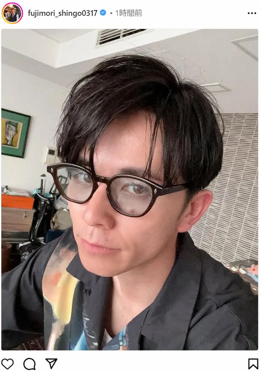 藤森慎吾「イケて過ぎるでしょ？」　新しい髪形で自撮り公開し「キムタクみたい」「イケメン」と絶賛の声