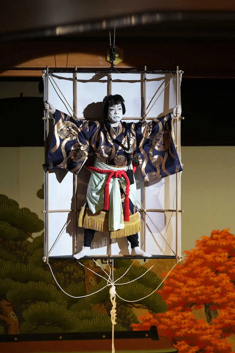 東京・歌舞伎座で行われた「七月大歌舞伎」の昼の部「菊宴月白浪」で斧定九郎を演じる市川中車（C）松竹