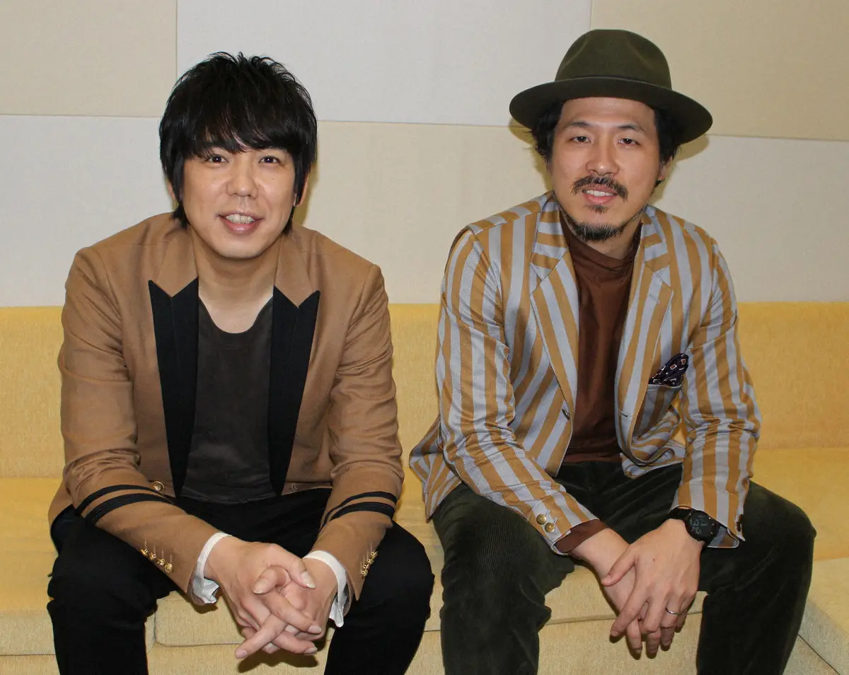 「スキマスイッチ」の大橋卓弥（左）と常田真太郎