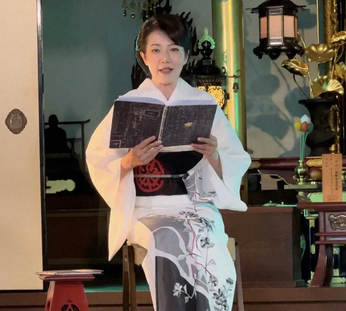 まつむら眞弓　新選組ゆかりの壬生寺で朗読劇を上演「これからも続けていけたら幸せ」