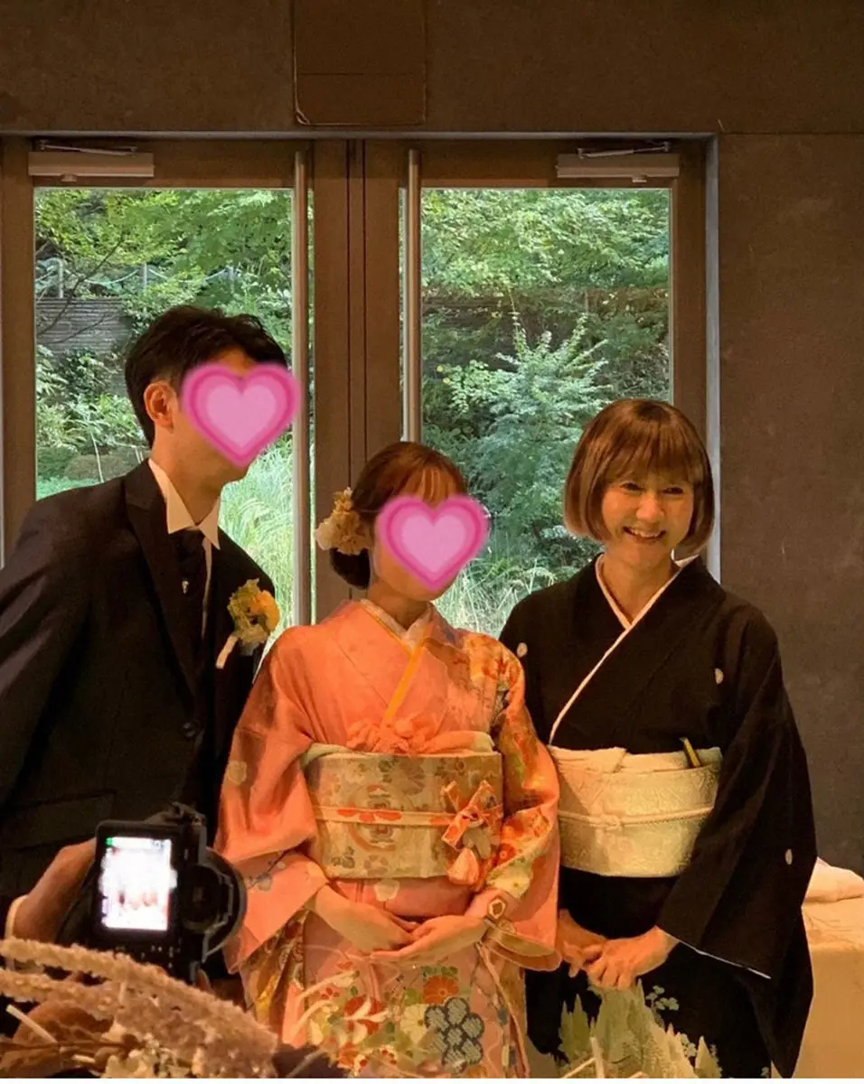 【画像・写真】古村比呂 長男の結婚式報告「笑顔の日々でありますように」　今年3月に「家族が一人増えました」