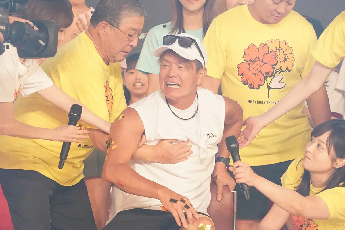 「24時間テレビ46」でチャリティーマラソンを完走したヒロミ（C）日本テレビ