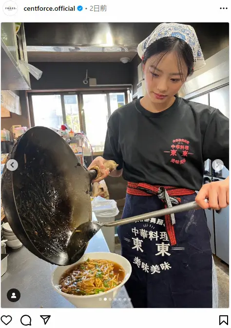 【画像・写真】超異色！町中華の美人女子大生店主がセントフォース入り　池田穂乃花さん「中華の事なら何でも聞いて」