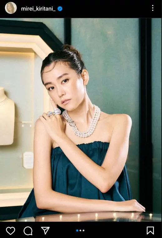 桐谷美玲　“ハイジュエリー”オフショルダードレス姿公開に「眩しいです」「うっとりしちゃう」