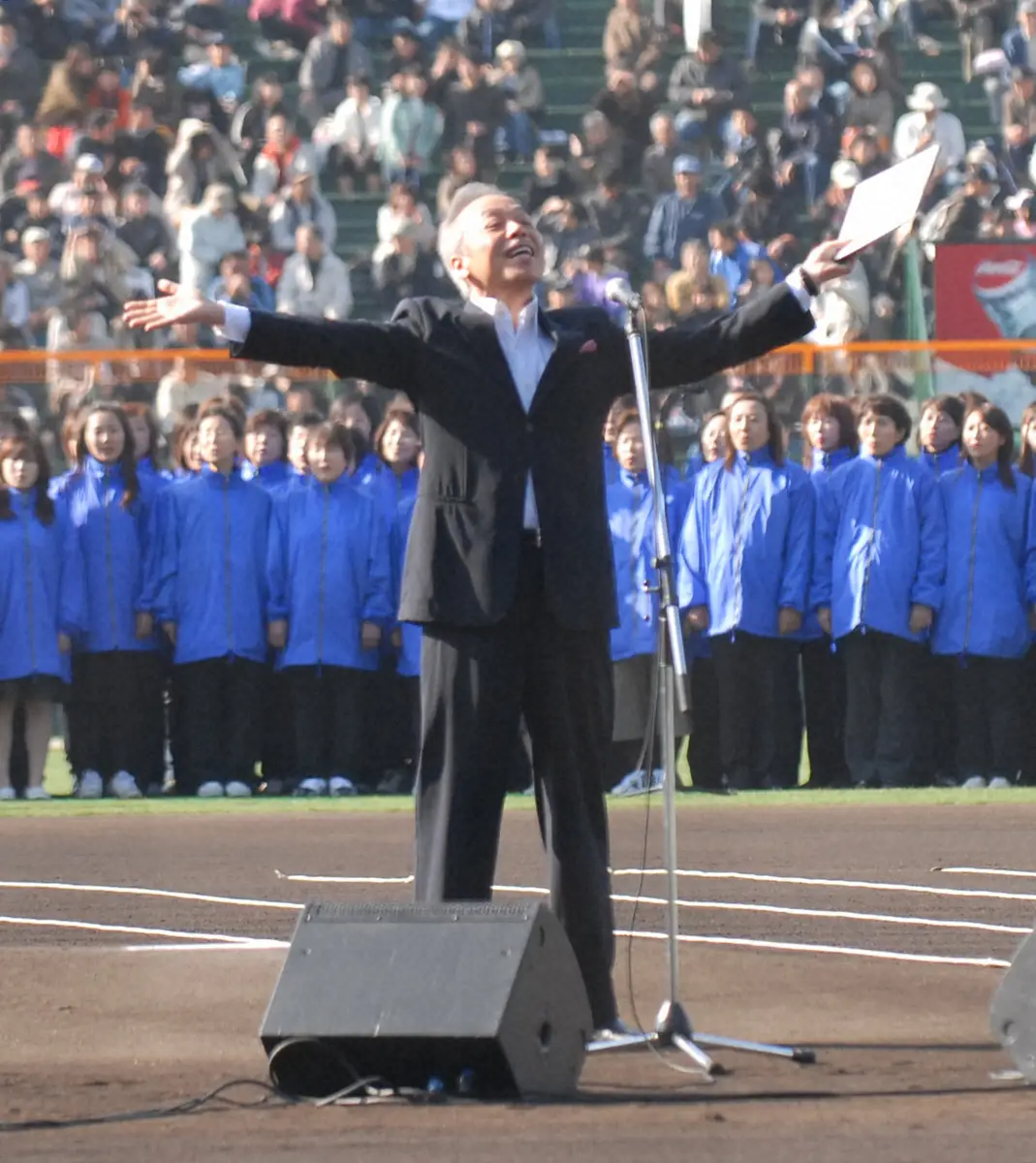 高校野球ファンも谷村新司さんを追悼　センバツ大会歌「今ありて」を作曲＆2008年甲子園で熱唱