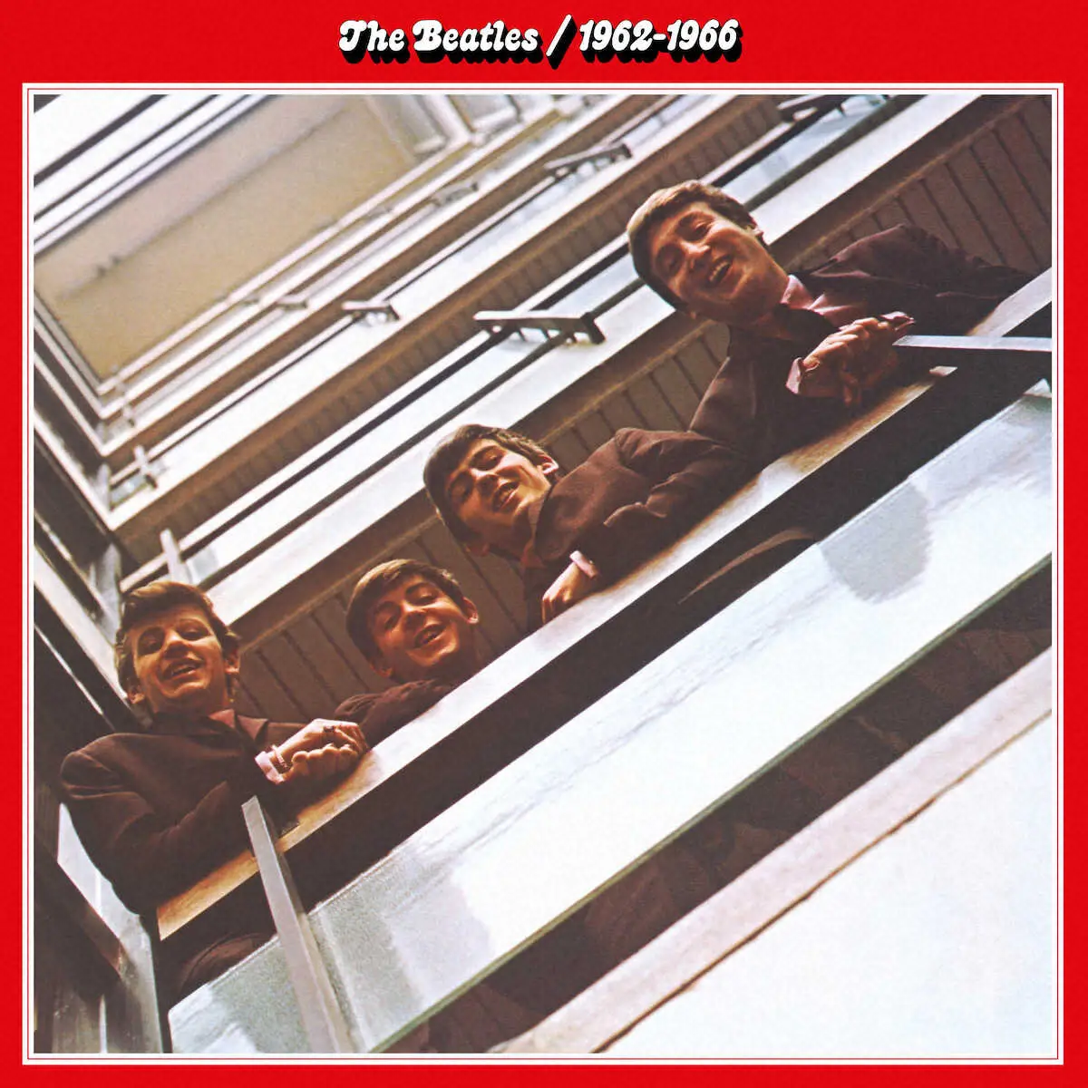 “赤盤”「ザ・ビートルズ　1962年～1966年」2023エディションのジャケット写真（C）Apple　Corps　Ltd.