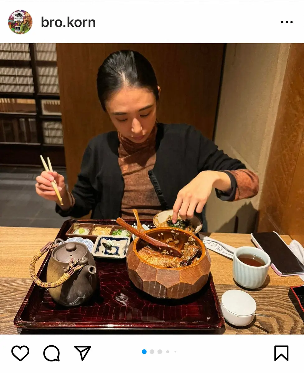 【画像・写真】ブラザー・コーン　来年1月に乳がん摘出手術へ　愛娘と銀座で鰻ランチ「これから人生4度目の試練」