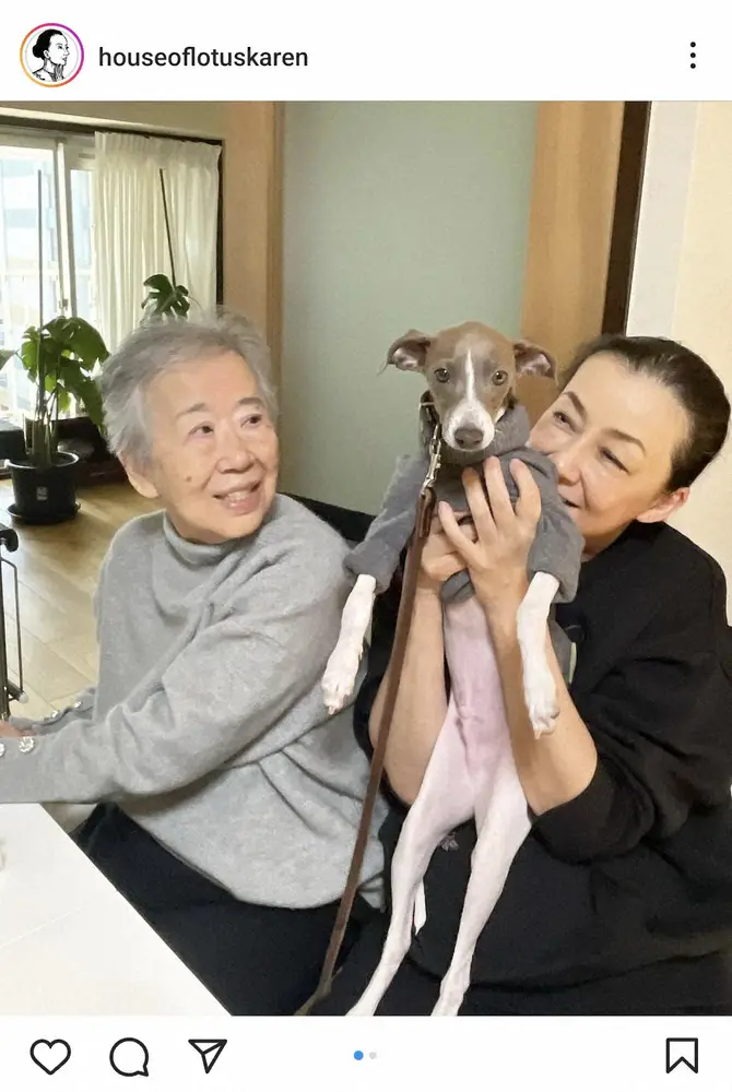 桐島かれん　86歳の母・桐島洋子さんとの近影公開　「元気そうで何よりです」「素敵ショット」の声