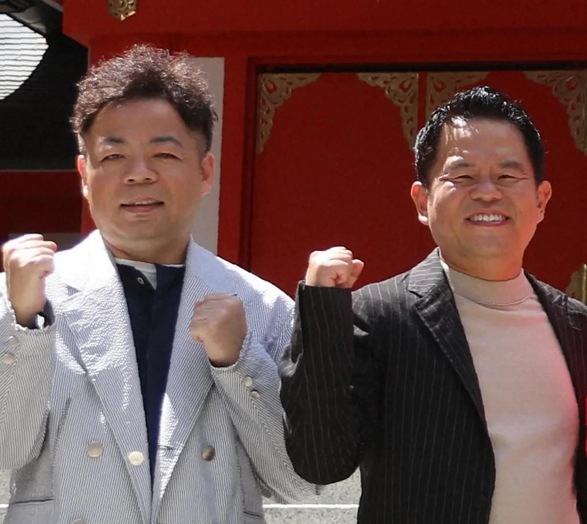 ダイアンのユースケ（左）と津田篤宏