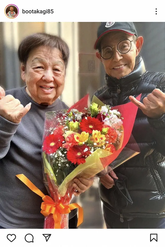 高木ブー　91歳誕生日報告「本当にビックリ」サプライズで祝福に訪れた人物とは「本当に嬉しいです」