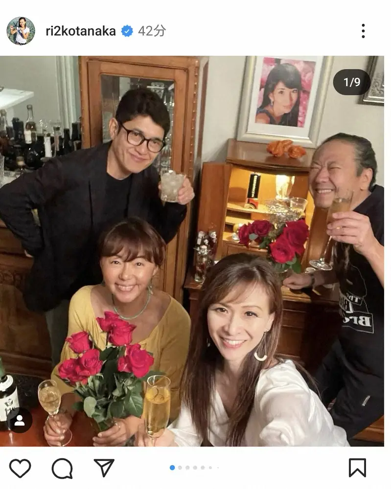 田中律子　人気タレントらと鎧塚俊彦氏宅でホームパーティー　「なお美さんも一緒に笑ってたと思います」