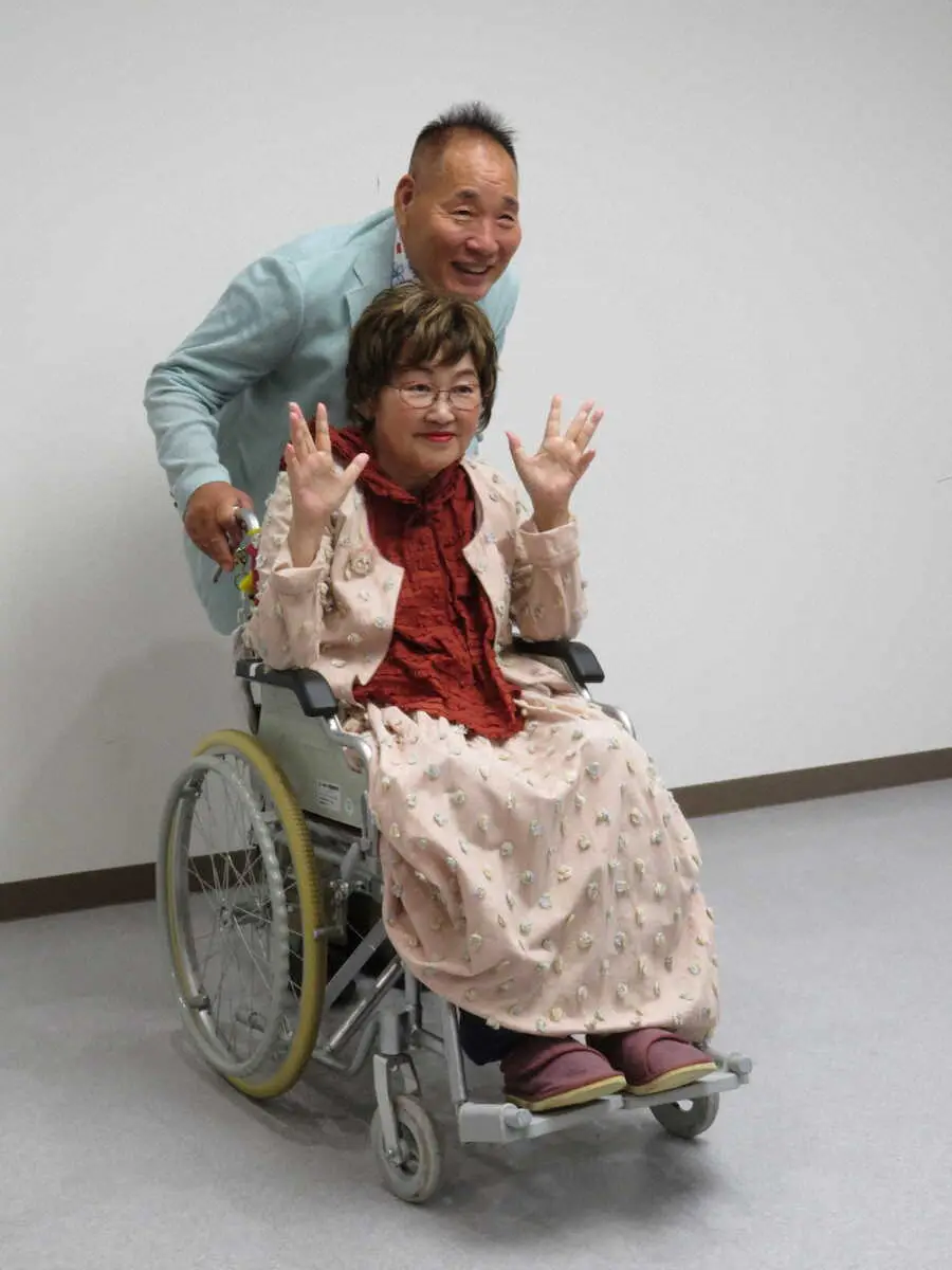 NGK5年ぶり出演　多発性骨髄腫で闘病中の宮川花子、大助に感謝「ずっと介護男子をやってもらってます」