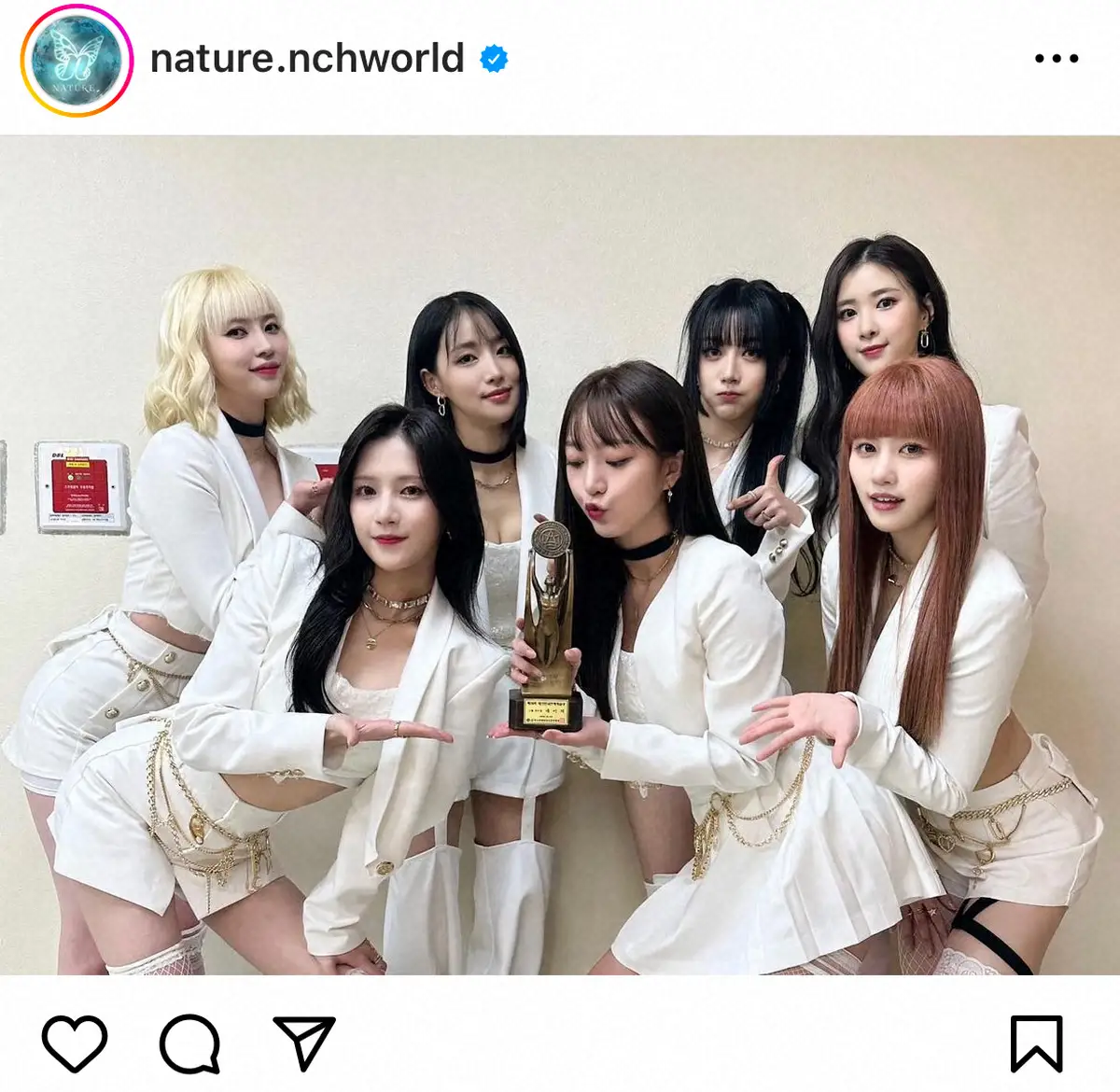 キャバ勤務発覚の韓国アイドル所属　「NATURE」が解散発表「長い検討の末、別々の道に」