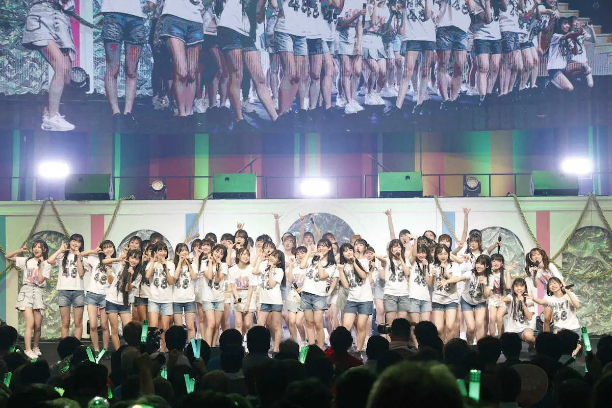 【画像・写真】HKT48　春のコンサートツアー完走！　平均年齢14.4歳の7期生16人をお披露目