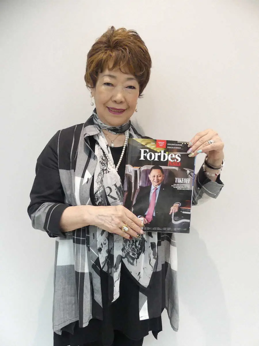 秋元順子　米フォーブス誌「50歳以上のアジア人女性ランキング50」選出　歌手デビュー20周年