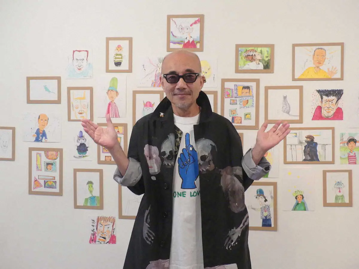 竹中直人「文化祭」個展　24日東京・銀座で開幕　絵、写真、映像「多摩美時代を思い出した」