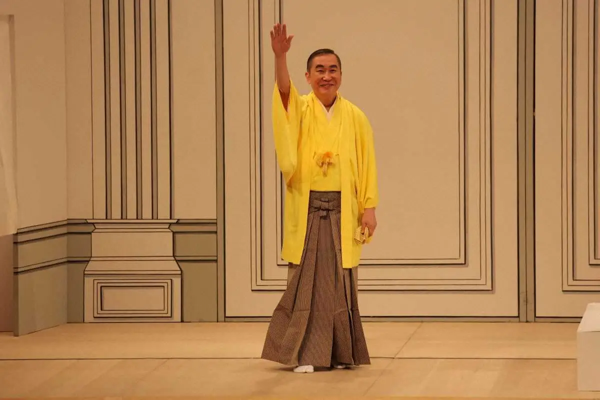 桂文枝「次は米寿を目指しますので…」袴の色は黄色からベージュ色へ