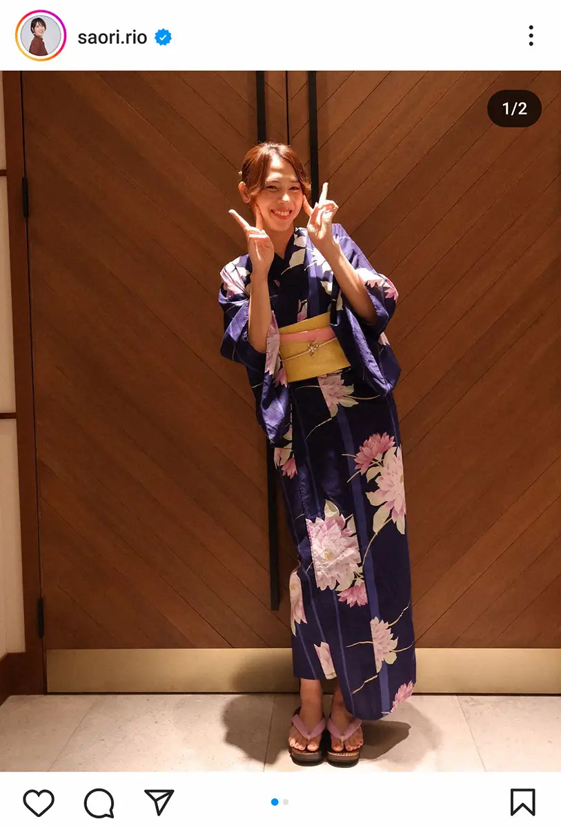バレー元日本代表の浴衣姿に「可愛すぎ」「浴衣美人」と反響！仲間からは「ぶりっ子してる」と爆笑ツッコミ