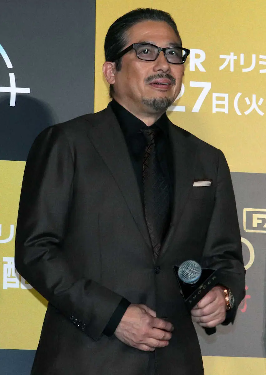 真田広之　米エミー賞主演男優賞候補に　ドラマ「将軍」のノミネート数が最多25に上る