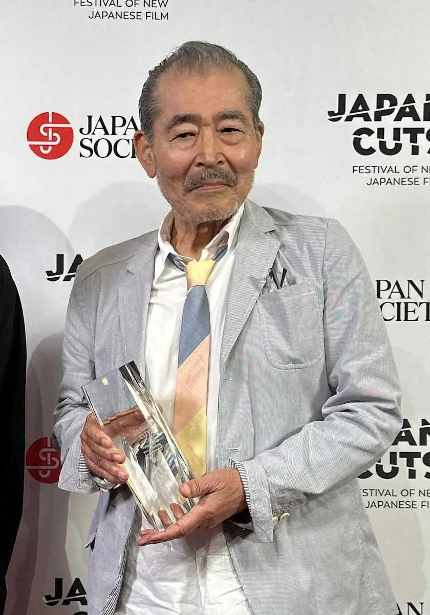藤竜也　NYで特別生涯功労賞　「映画って素晴らしい」　北米最大の日本映画祭「ジャパン・カッツ」